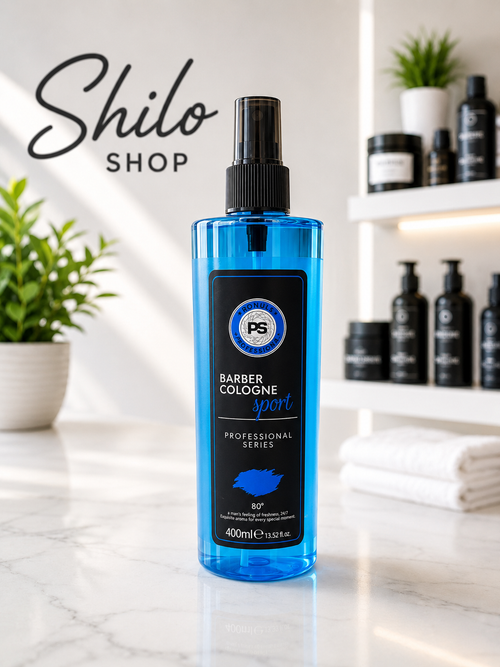 PS Barber Cologne Sport Professional Series 400ml – blaue Sprühflasche