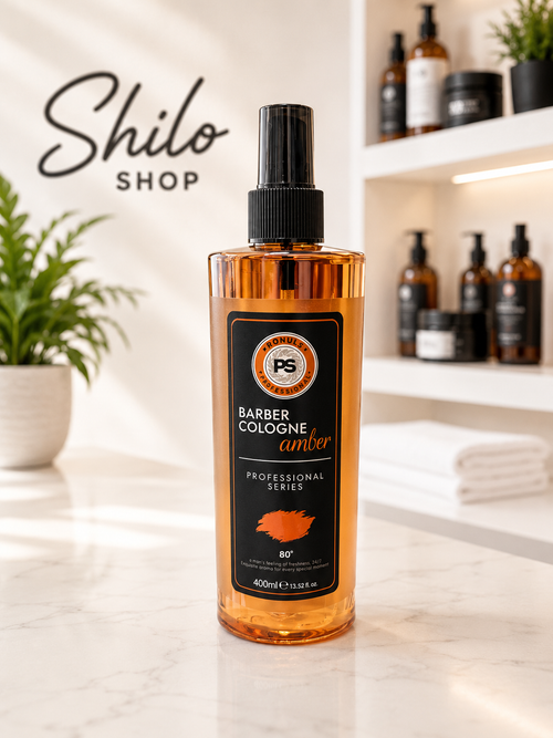 PS Barber Cologne Amber Professional Series 400ml – bernsteinfarbene Sprühflasche