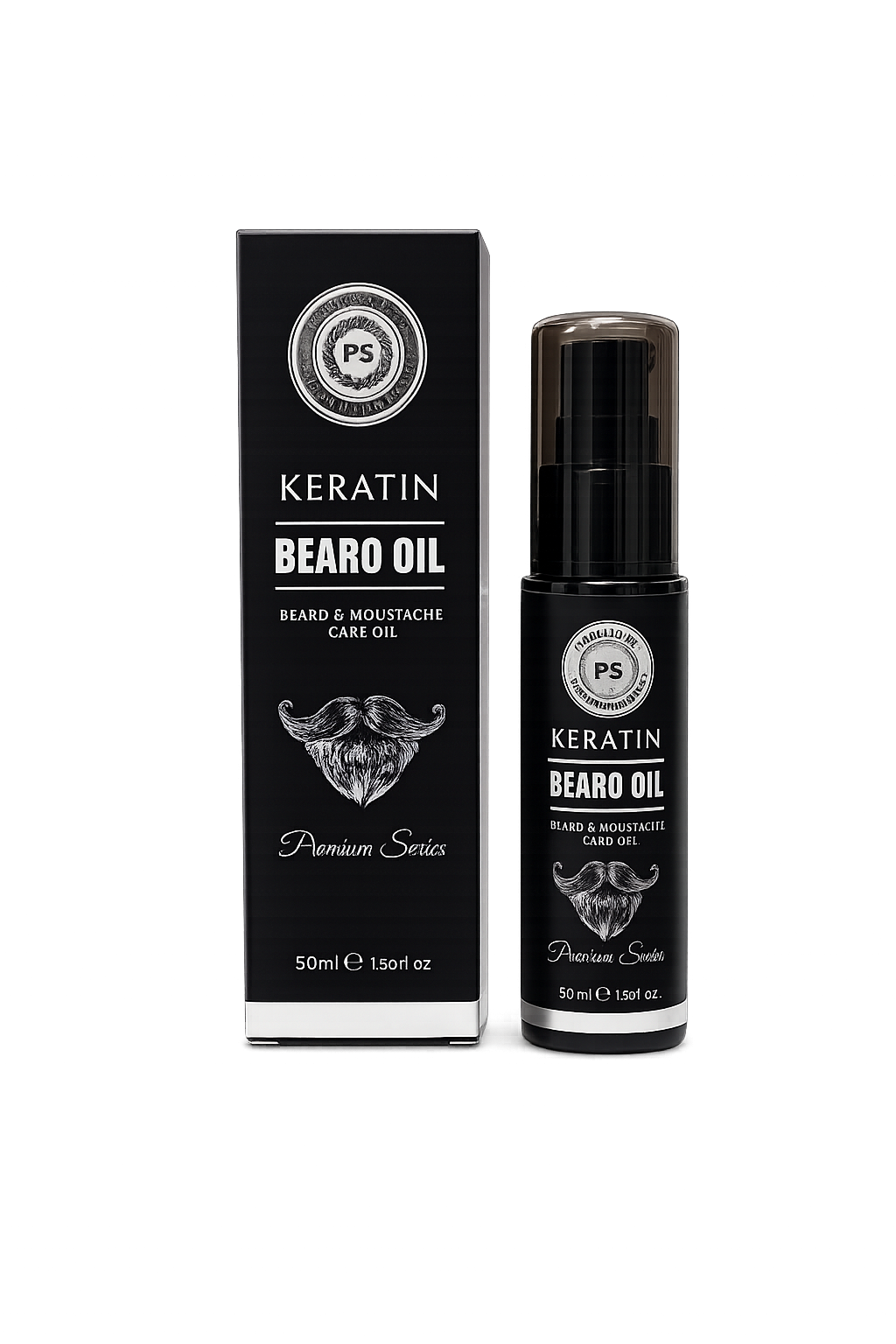 Ronuls Professional Keratin Beard Oil 50ml – Beard & Moustache Care Oil