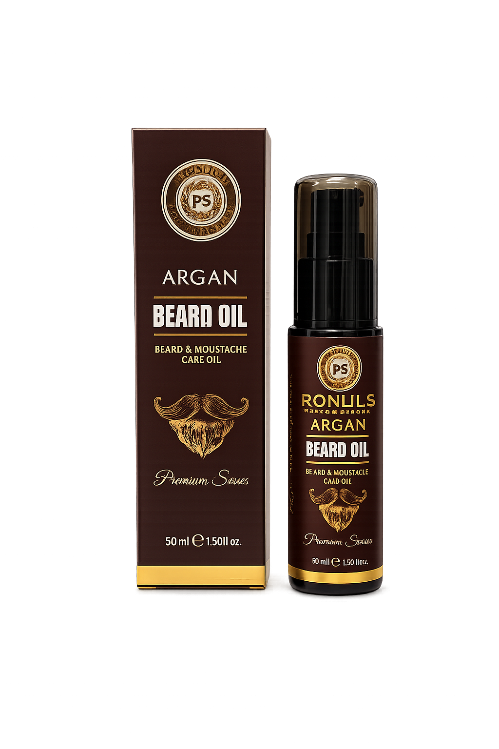 Ronuls Professional Argan Beard Oil 50 ml– Beard & Moustache Care Oil