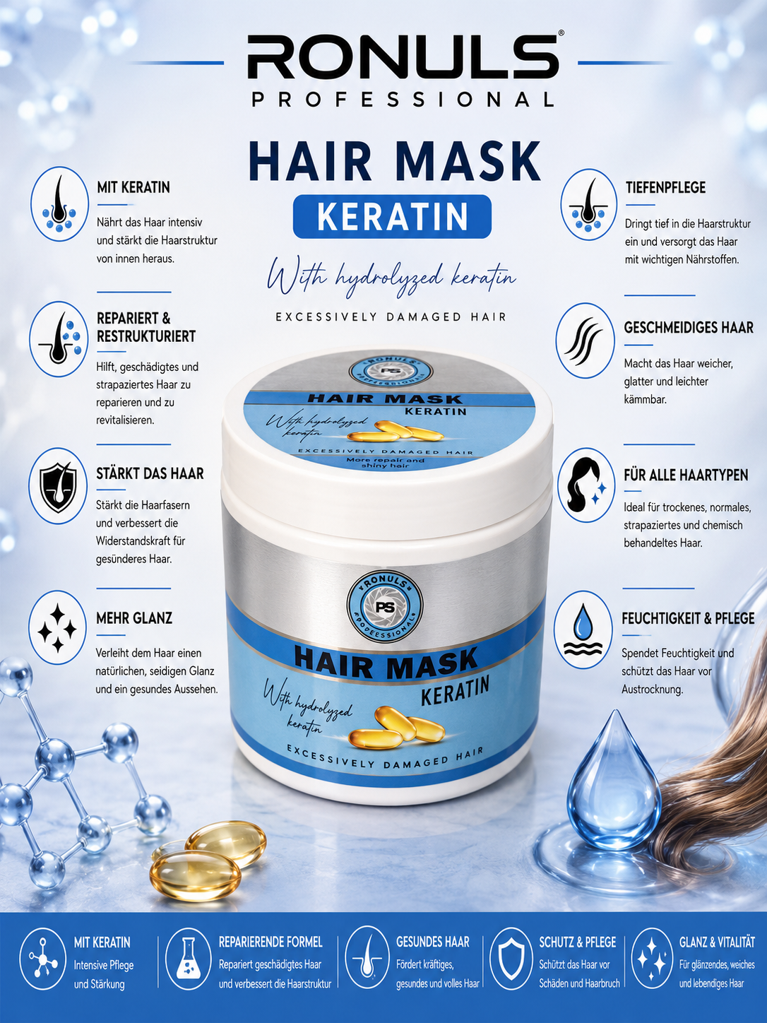 Ronuls Professional Keratin Hair Mask