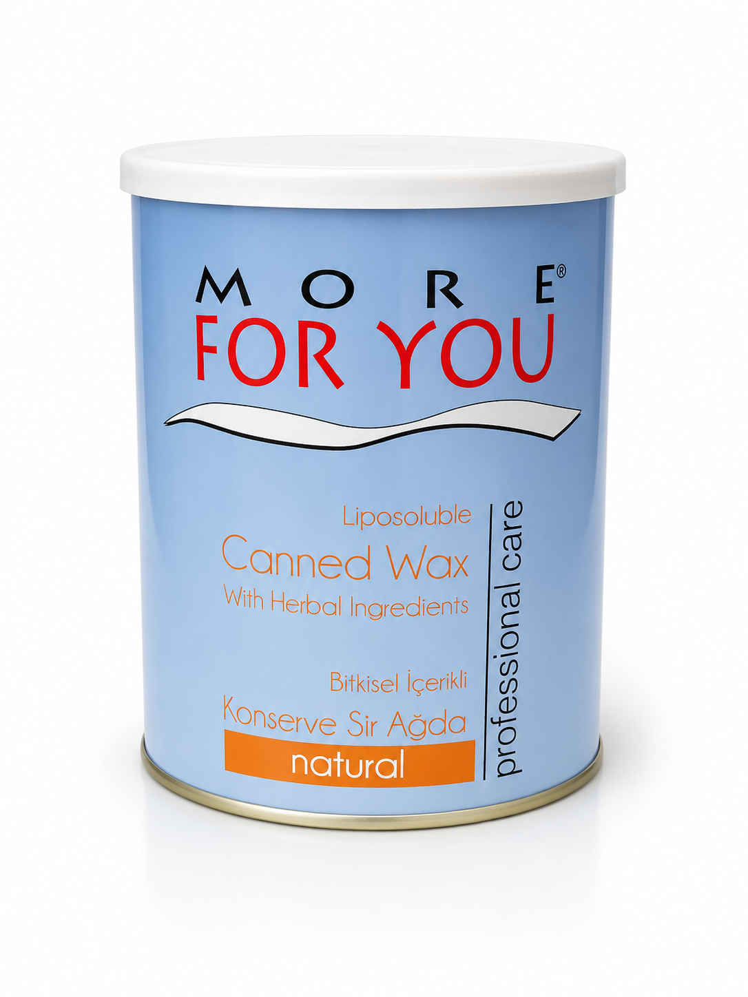 More For You Liposoluble Canned Wax Natural – With Herbal Ingredients