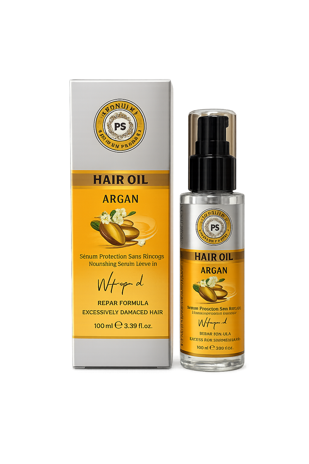 Ronuls Professional Argan Hair Oil 100 ml– Nourishing Serum Leave-in