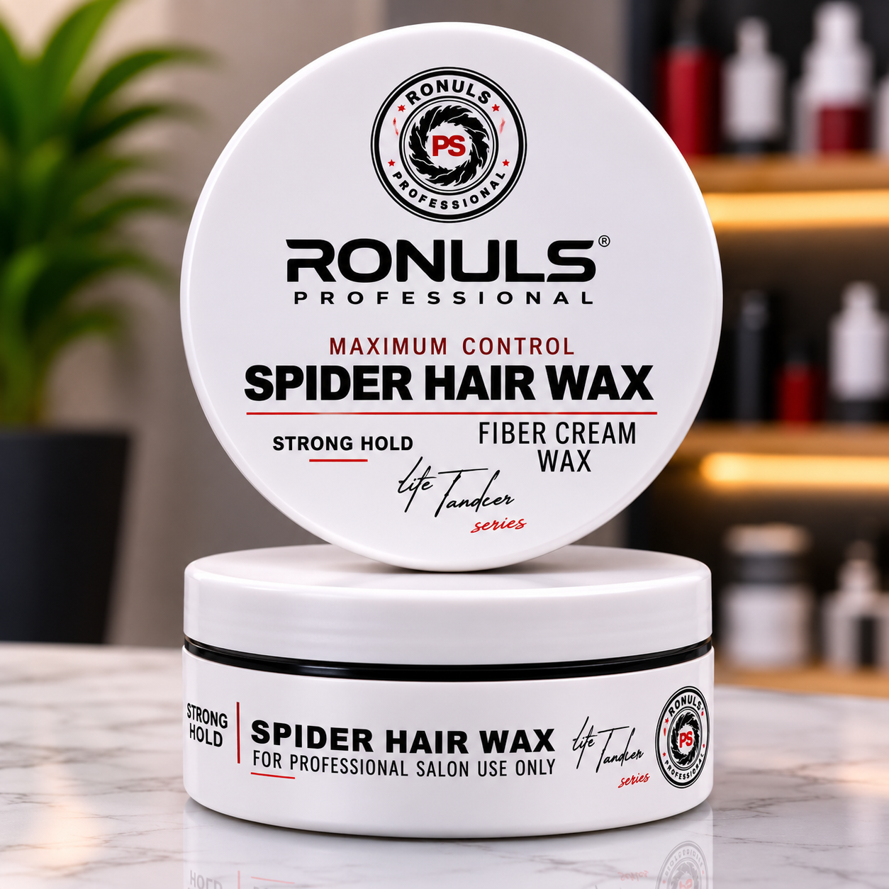 Ronuls Professional Spider Hair Wax – Maximum Control Fiber Cream Wax