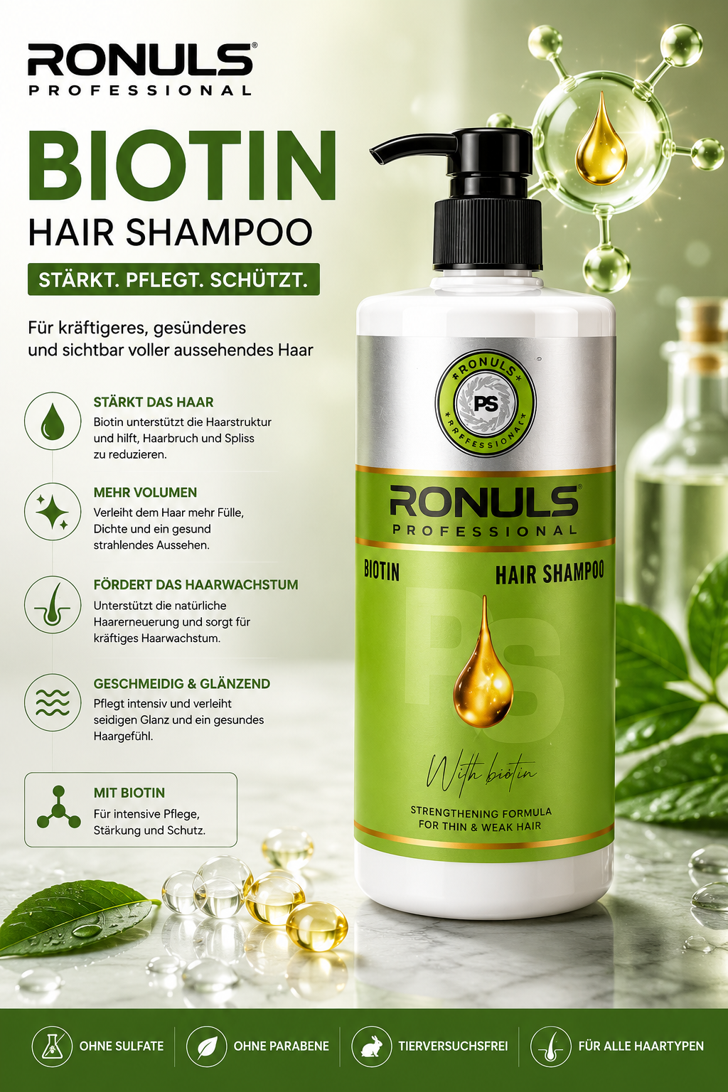Ronuls Professional Biotin Hair Shampoo